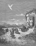 Dore_71_Tobit12_The Angel Raphael and the Family of Tobit